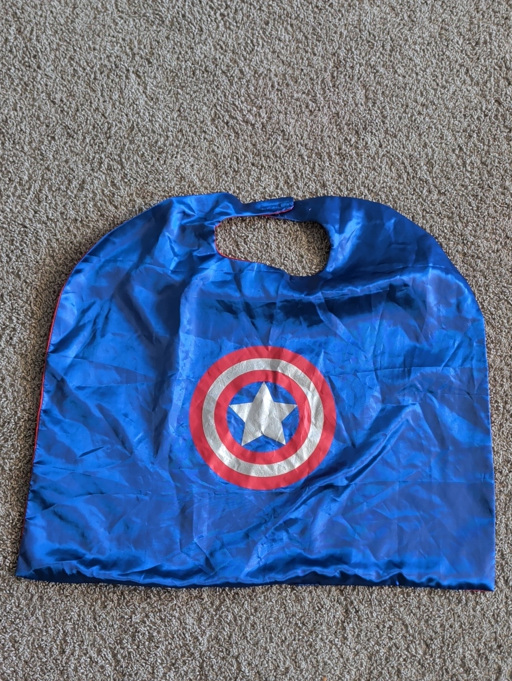 Captain America Blue Cape